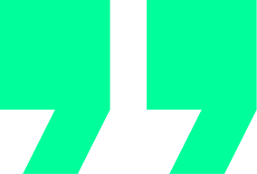 green quotation mark